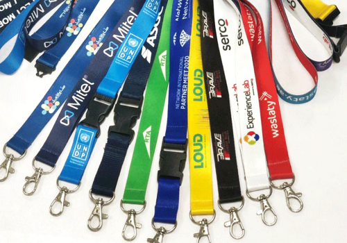 Order custom sublimation ID lanyards and neck cords from RSB Multishop in Sri Lanka.