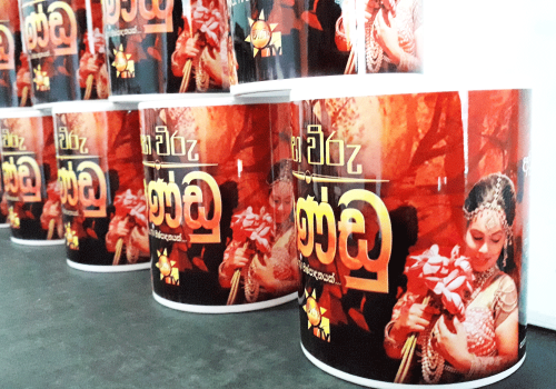 All types of custom sublimation mugs printed in Sri Lanka by RSB Multishop.